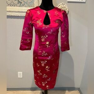 Vintage chinese silk dress